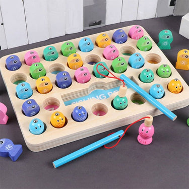 Educatief Houten Visserijspel met Magnetische Letters voor Kinderen vanaf 3 Jaar - Speelgoed Educatief 1